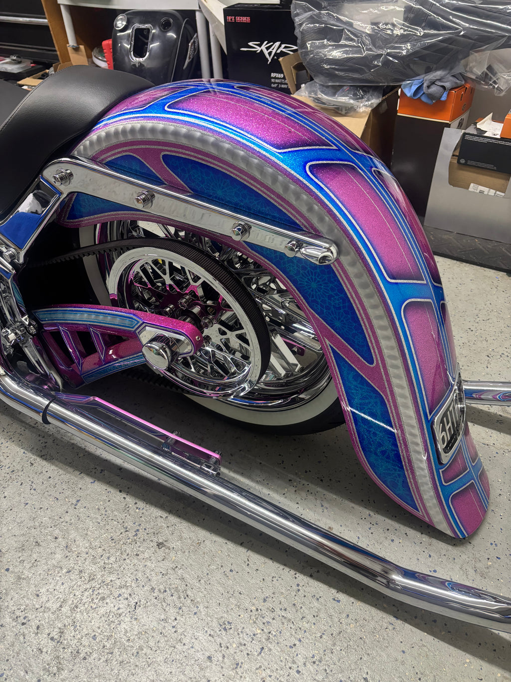 140mm XL Classic Stretched Softail Fender